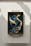 Marble Patterned 40X28Cm Luxury Presentation and Serving Tray with Metal Handles - 3