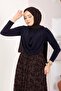 Degaje Draped Sandy Body Navy Blue - 3