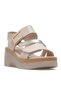 2613804Y Women's Genuine Leather Padded Sole Casual Sandals - 4