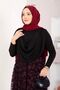 Degaje Draped Sandy Body Black