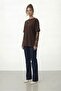 Lace Sleeve Detailed Short Sleeve Oversize T-Shirt - 2