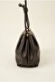 Women's Brown Single-Eye Leather Look Shoulder Bag Stylish and Suitable for Daily Use - 4