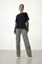 Lace Sleeve Detailed Short Sleeve Oversize T-Shirt - 2