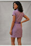 Lila Tight Fit Shirt Collar Short Linen Dress - 2