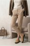 Women's Classic Loafers with Gold Buckle Detail - 3