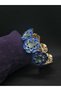 Flower Model Elastic Steel Bracelet Multi Color Stylish Style Flower Nature Themed Steel Bracelet - 6