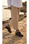 Ankle-Wrap Closed Top Summer Women's High Heels Wedge Heel in Sandals Shoes - 7