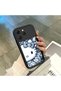 Tecno Spark 40 Compatible Shockproof Camera Protected Black Silicone Stylish Print Case