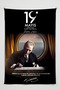19 May Ataturk Themed Wall Covering – Large Size Tapestry Wall Carpet, Game Anime Movie Room Decor
