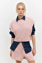 Crew Neck Short Sleeve T-Shirt with Ribbed Hem - 6