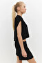 Crew Neck Short Sleeve T-Shirt with Ribbed Hem - 4