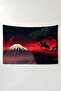 Samurai's Oath Wall Hanging – Large Size Tapestry Wall Carpet, Game Anime Movie Room Decor