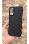 Infinix Gt 30 Pro Compatible Mini Black Heart Patterned Silicone Shock Absorbing Classic Protected Rubber Case - 4