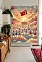 Turkey Flag Themed Gamer Room Wall Covering – Anime & Fantasy Design, Setup Decor, Large Size - 5