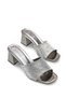 Rhea Alma Women's Heeled Slippers 0012205 Platinum Textured - 2