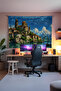 Lindon Town Gamer Room Wall Covering – Anime & Fantasy Design, Setup Decor, Large Size - 2