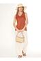 Women's Woven Viscose Sleeveless Pajama Set – 100% Viscose Summer Comfortable Fit 88-122