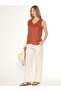Women's Woven Viscose Sleeveless Pajama Set – 100% Viscose Summer Comfortable Fit 88-122 - 3