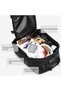 9309 Anti-Theft Tactical Backpack USB Port Shoe Compartment without Waist Bag Black Travel - 5