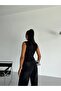 Women's Draped Blouse Sleeveless Stylish Body Top - 6