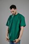 The Line Oversized Mens Tshirts, Green, SF15-7GRN , Size-M