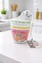 4 Piece Colorful Ice Cream Bowl Spoon Set Plastic with Cute Cat Figure - 4