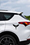 Angel Winged Woman Sticker - Angel Silhouette Car Sticker - Car Sticker Accessory 15X13Cm - 2
