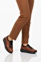Tan Genuine Leather Women's Casual Shoes