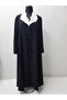 Special Design Collar Model Ferace Abaya with Buttons - 2