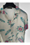 Ecru Feather Patterned Efil Efil Alaçatı Shirt - 3