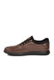 Brown Genuine Leather Men's Casual Shoes - 4