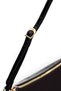 Hira Faux Leather Wrinkled Patent Leather Women's Evening Dress Mini Hand and Shoulder Bag Black - 5
