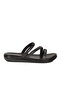 Black Stone Embroidered Women's Flat Slippers - 2