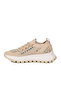 Beige Stone Embroidered Women's Sneakers - 4