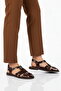 Brown Women's Flat Sandals