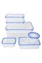 Plastic Food Container, 7pcs - 5