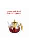 1200ml Elegant Glass Teapot with Gold Stainless Steel Infuser - Stovetop Safe Tea Kettle - 3