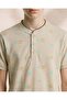Boys Beige Printed Polo T-shirt - 5