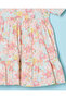 Infant Girls Green Printed Dress - 3