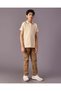 Senior Boys Beige Polo Shirt - 5