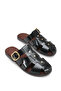 Elara Gioia Women's Slippers 001212 Black Rustic