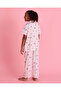 Girls White Floral Front Open Pyjama Set - 5