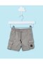 Infant Boys Grey Pull On Cargo Shorts