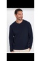 Men's Long Sleeve T-Shirt Combed Cotton Zero Collar Collarless - 4