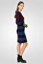 Women Colorblock Mini Casual Dress, Multicolor - 3