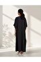 Women Black Kaftan Style Jallabiya With Embroidery - 4