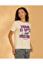 Women Beige Printed T-Shirt