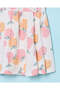 Infant Girls White Printed Dress - 3