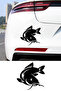 Catfish Auto Sticker - Car Window Sticker - Fisherman Sticker 15X15Cm - 3