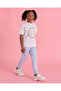 Girls White Printed T-Shirt - 5